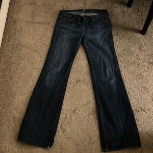 7 for all man kind Dojo flare jeans